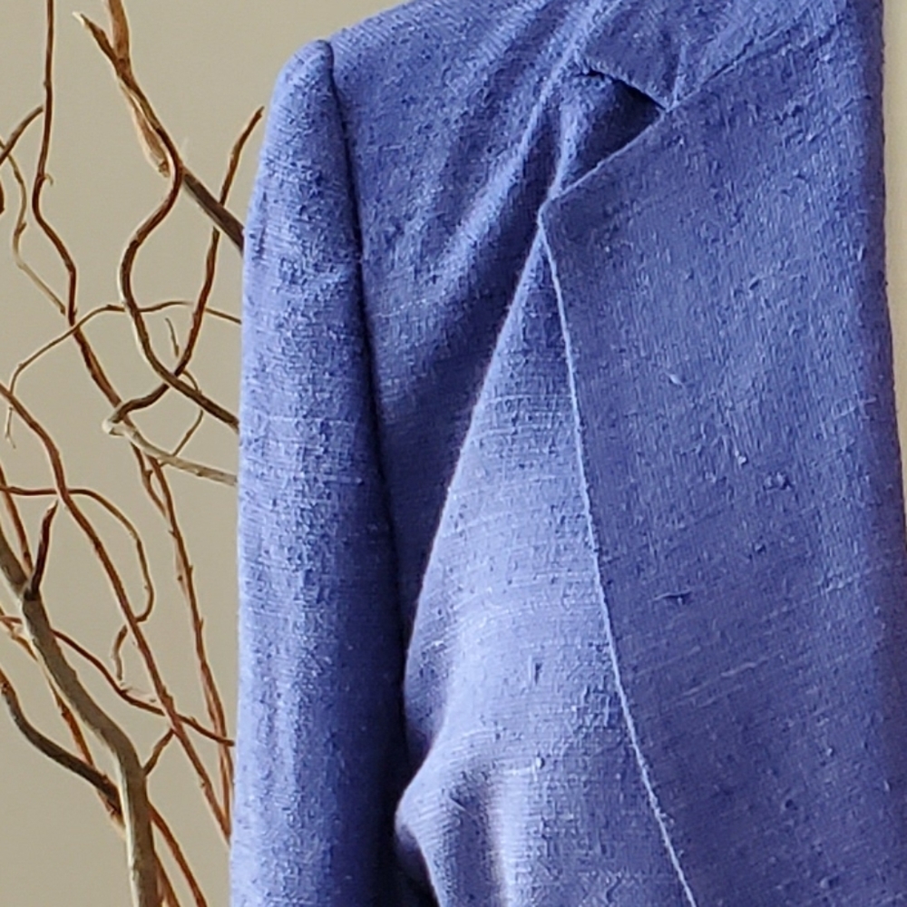 EUC Valerie Steven's Silk Blazer - Picture 5 of 6